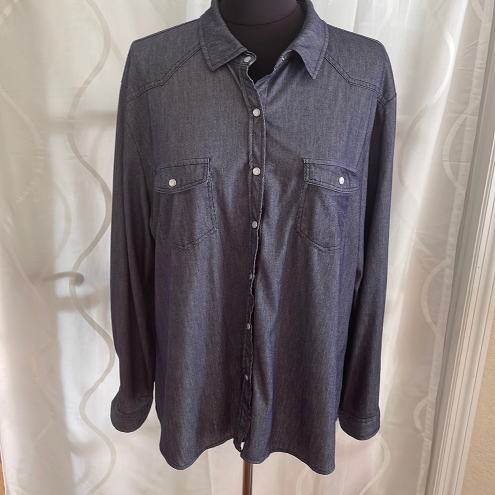 Love Potion Snap Front Shirt, 3X